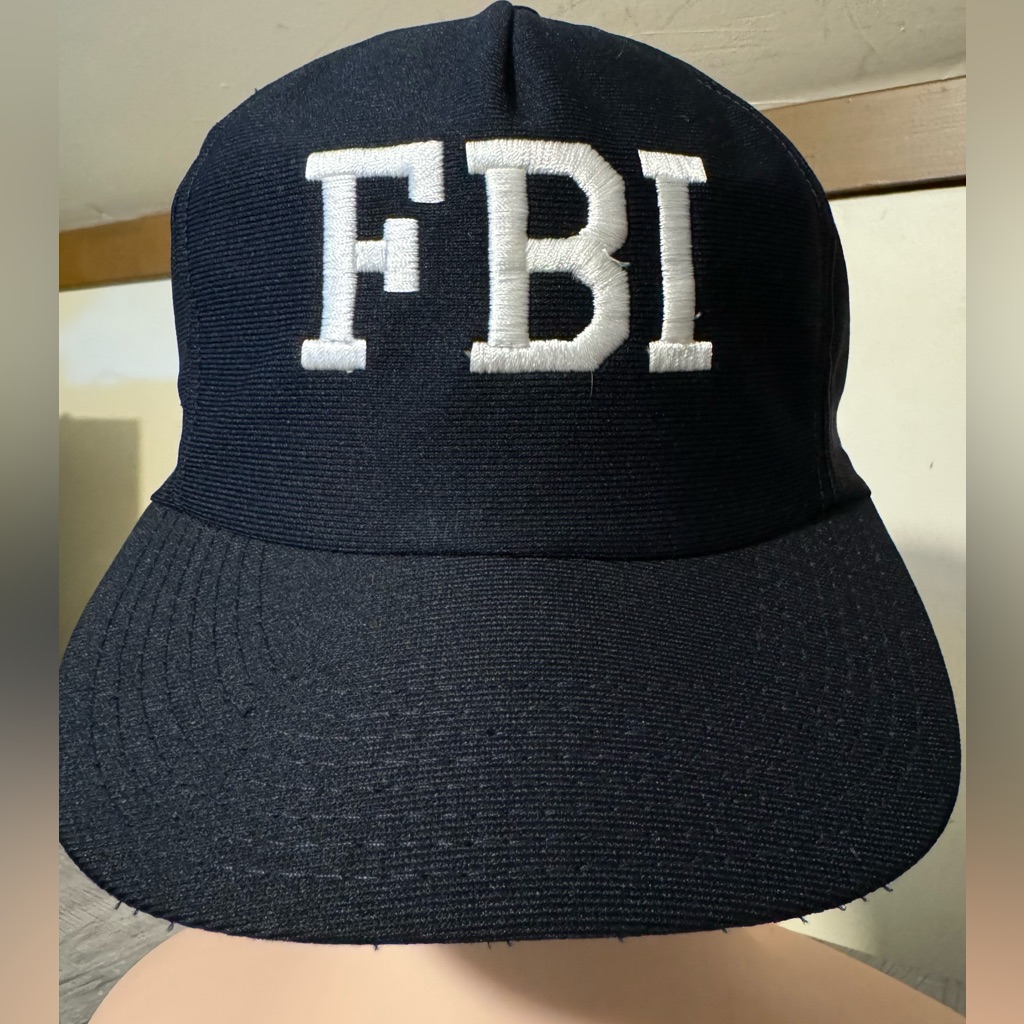 Vintage Fbi Snapback Trucker Hat